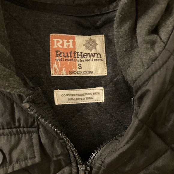 Ruff Hewn Black Vest Size Small - Picture 2 of 5